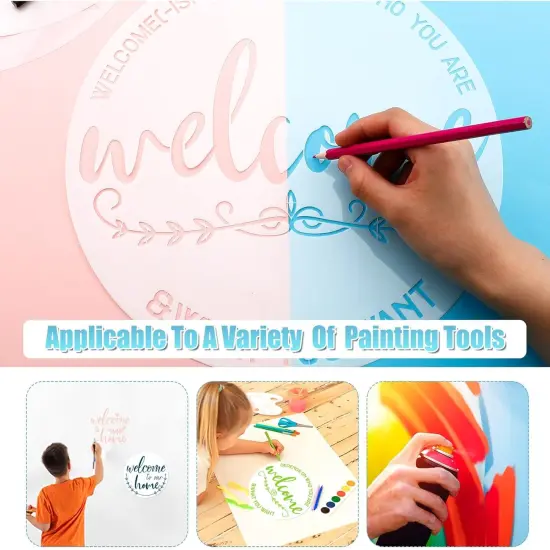 16 Pcs 12" Welcome Stencils {3}