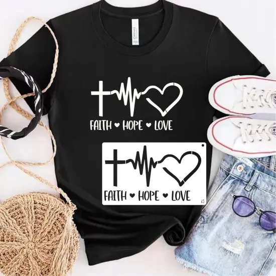 21pcs Reusable Christian Stencils {2}