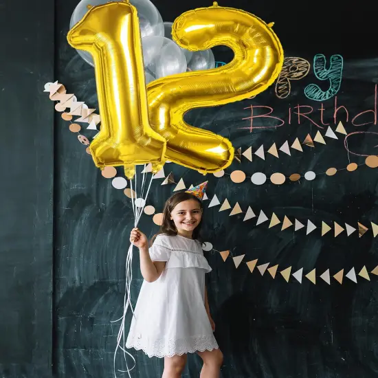 40 inch Number Balloon 0-9 Gold Large Number 1 Balloons,Digital Balloons {3}