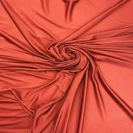 1 Yard Matte Rust Stretch Lining Fabric 60&Prime; Wide for Gowns, Apparel, Costumes, and Sewing Projects {1}