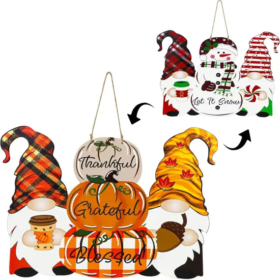 Reversible Fall Porch Decor {1}