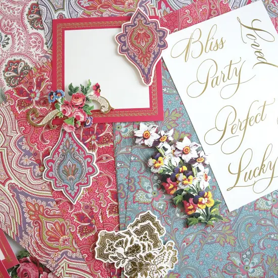 Simply Paisley Papers and Embellishments {6}
