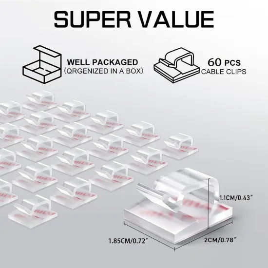 60Pcs Christmas Light Clips {2}