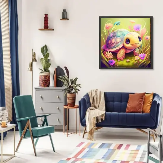 Turtle Diamond Painting Kits - Cute Turtle Diamond Art Kit {3}