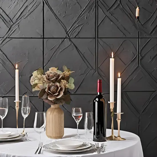 Timeless Luxe Bloom Collection &ndash; Premium Artisan Artificial Floral Decor for Home, Office, Events, and Indoor Spaces (Eternal Charm Floral Display) (Majestic Midnight Roses) {3}