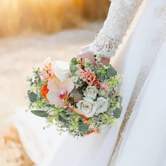 40 Pcs Artificial Greenery Eucalyptus Stem Silver Dollar Leaves Baby Eucalyptus Leaves Suitable for Family Wedding Vase Centerpieces Bouquet Flower Arrangement {2}