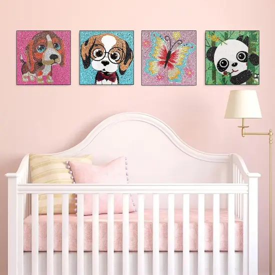 6 Pack Diamond Art Kits for Kids Beginners {5}