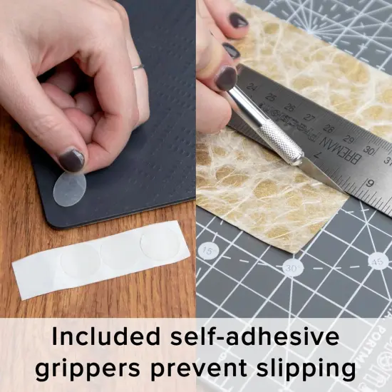 Rotating Self Healing Cutting Mat Set - 13x13 Inch Rotating Cutting Mat for Sewing and Quilting {3}