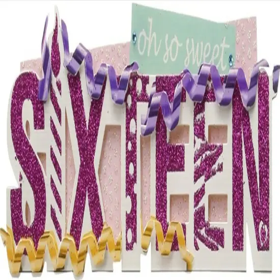 Paper House Oh Sweet Sixteen Dimensional Title Stickers {1}