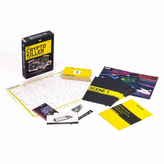 Professor Puzzle: The Crypto Killer - A Crime-Solving Puzzle Game, Assess Clues & Catch The Killer, Party Mystery Investigation, Ages 12+, 1+ Players {7}