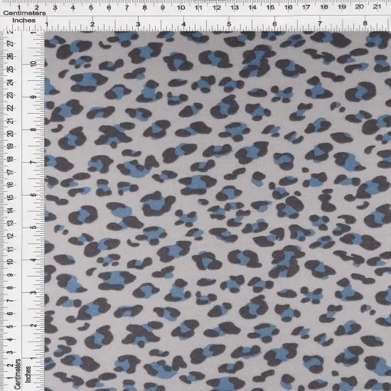 1 Yard French Terry Knit Fabric Animal Print 58/60" Width DUSTY ROSE {6}