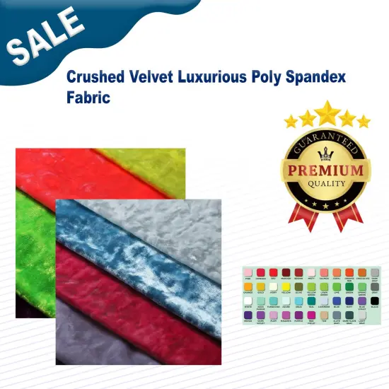 Crushed Velvet Luxurious Poly Spandex Fabric Lilac {2}