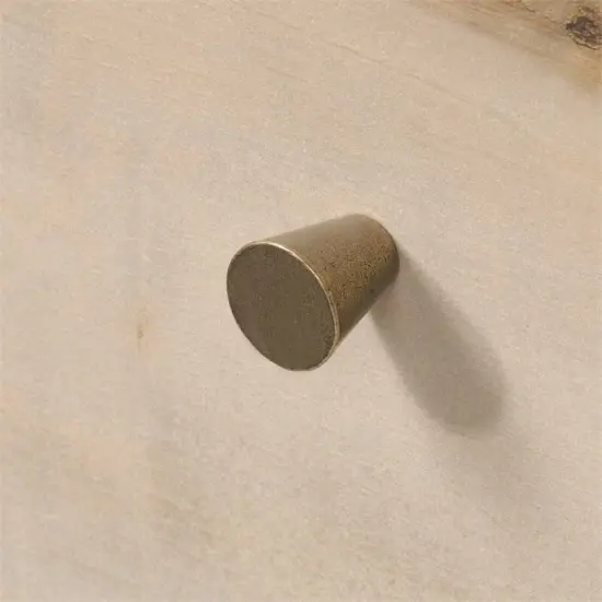 Light Maple Wood Farmhouse Style 1-Drawer Nightstand with Open Shelf {3}