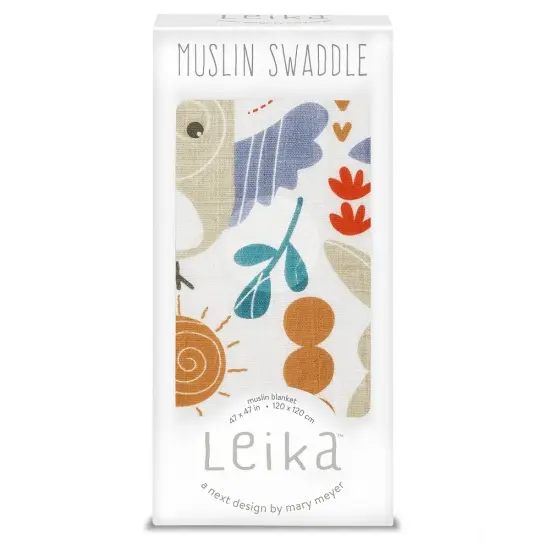 Leika Owl/Bunny Cotton Muslin Baby Swaddling Blanket {2}