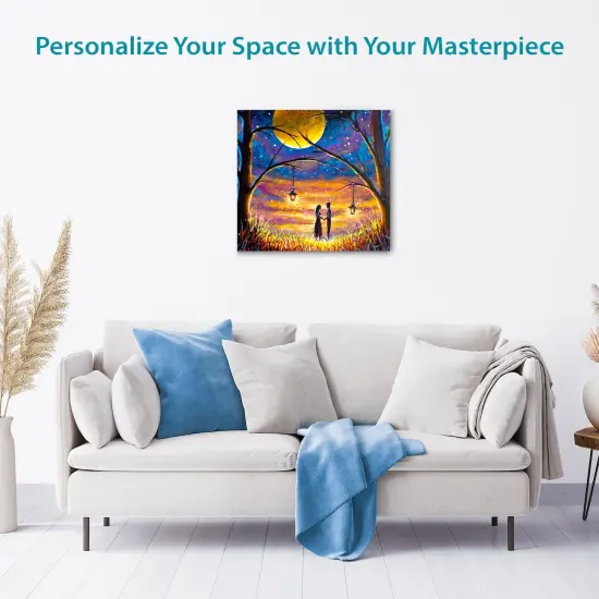 KEFF Canvas Boards for Painting - 10x10 6-Pack Bulk Canvas Panels, 100% Cotton Triple Primed Large Canvases for Art Painting Supplies, Acrylic, Oil, Watercolor & Tempera {4}