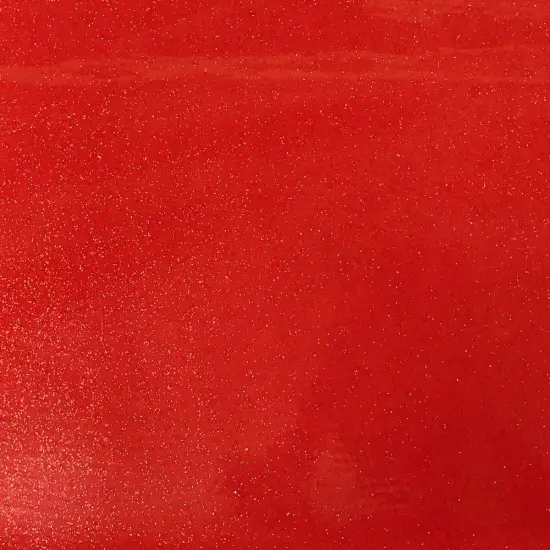 1 Yard Sparkle Glitter Faux Vinyl Fabric Shiny Upholstery Automotive Craft Material 54" Width Red {1}