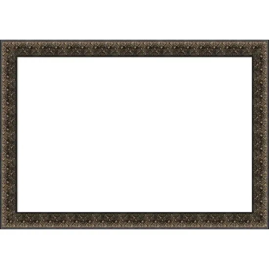 Intaglio Embossed Black Framed Dry Erase Magnetic Board {1}