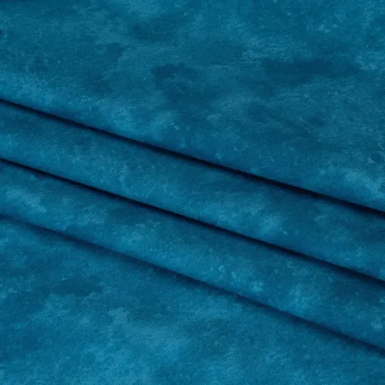 1 Yard Prussian Cotton Quilting Material Toscana Collection Vibrant Abstract 44 inch Width {4}