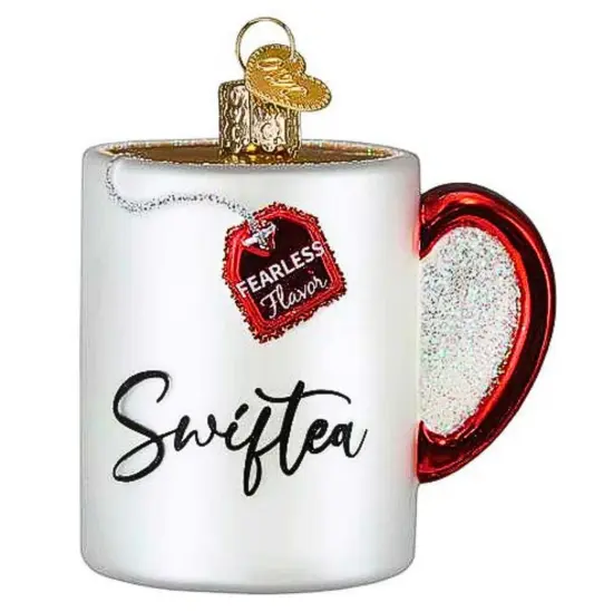Old World Christmas 3.0 Inch Swiftea Mug Christmas Tree Ornament , Pop Princess Multicolored {1}