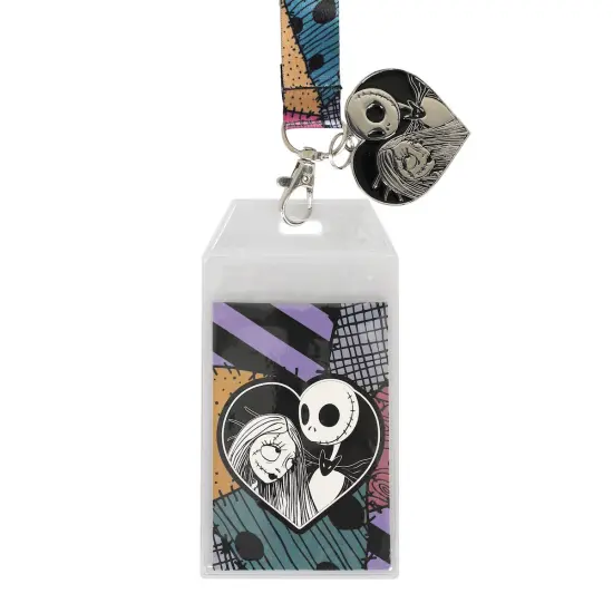 Nightmare Before Christmas Jack & Sally Lanyard {1}