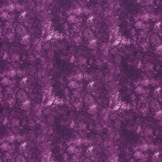 Mook Fabrics Elegance Cotton Fabric [45 in. Wide] - By The Yard Purple {1}