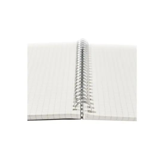 Fabriano Ecoqua Original Spiral-Bound Notebook, A5, 70 Sheets Grey {4}