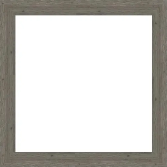 Fencepost Narrow Framed Dry Erase Magnetic Board Grey {1}