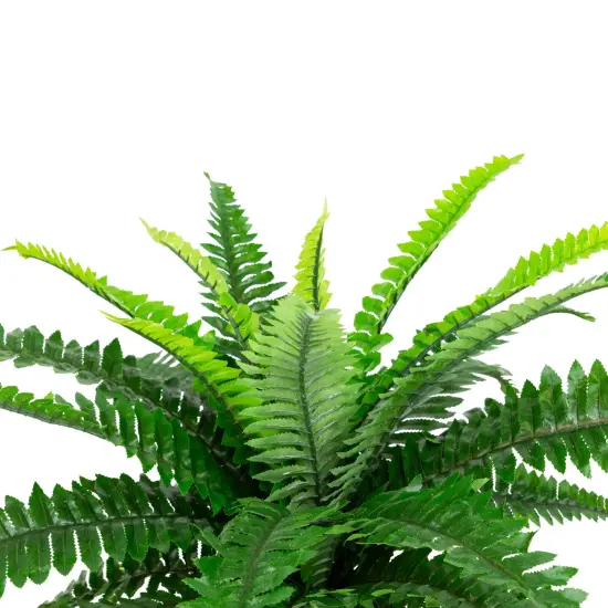 Northlight Potted Artificial Tall Green Boston Fern Plant - 17.5" {4}