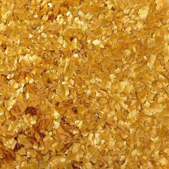 Metallic Gold Edible Shimmer Flakes, 4 Gram Jar {3}