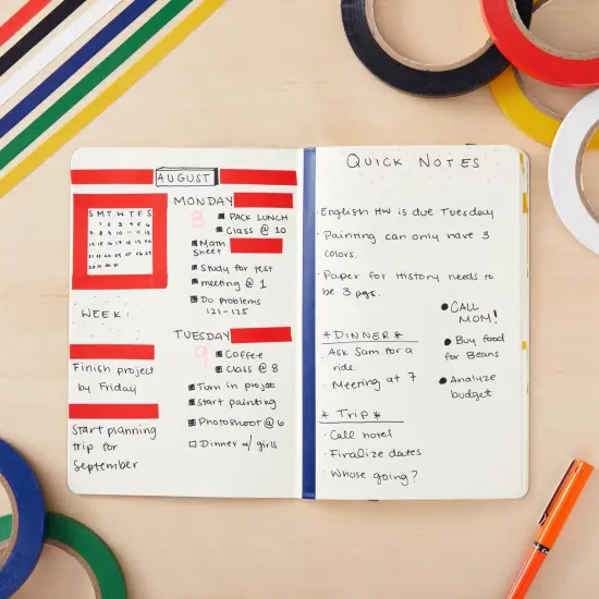 2 Rolls Vinyl Pinstripe Fine Line Tape, 3/8-Inch Wide by 36-Yards Long Each, Gym Floor Tape for Marking Warehouse Grid Lines (72 Yards Total, Dark Blue) {3}