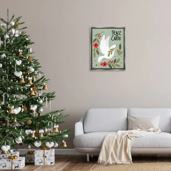 Stupell Industries Seasonal Peaceful Dove Floating Frame By Jo Taylor {2}