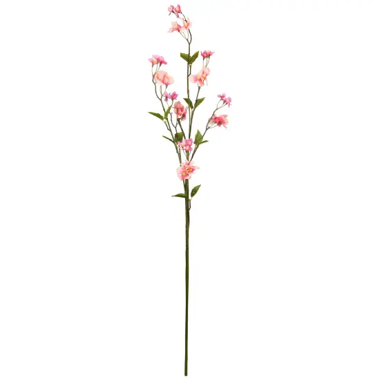 Northlight Sweet Pea and Purslane Artificial Floral Sprays - 46" - Pink and Purple - Set of 4 {4}