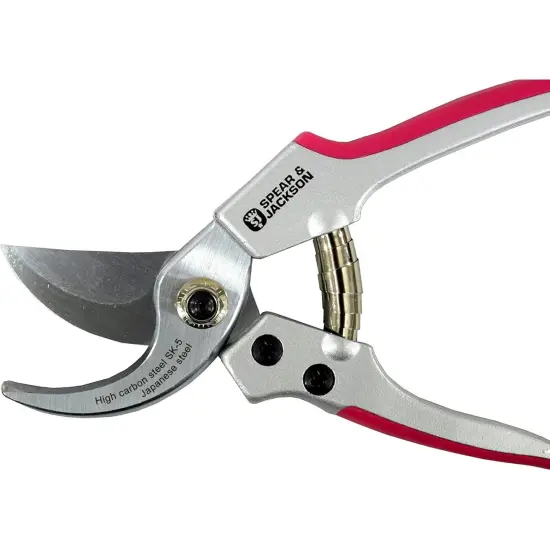 Spear & Jackson Bypass Pruner and Mini Snips Gift Set, Premium Gardening Tools with Carbon Steel Blades for Precision Cutting and Trimming {4}