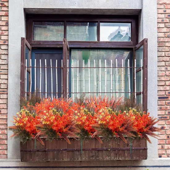 20 Bundles Artificial Fall Flowers {4}