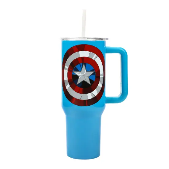 Captain America 40oz Stainless Tumbler {2}