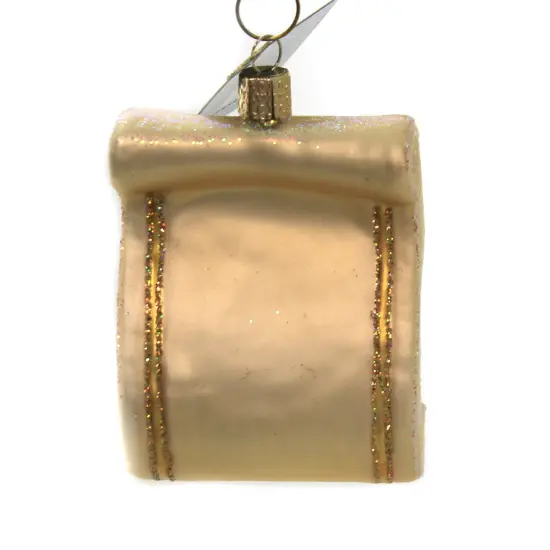 Old World Christmas 3.75 In Diploma Tree Ornament , Graduation Commencement Off-White {2}