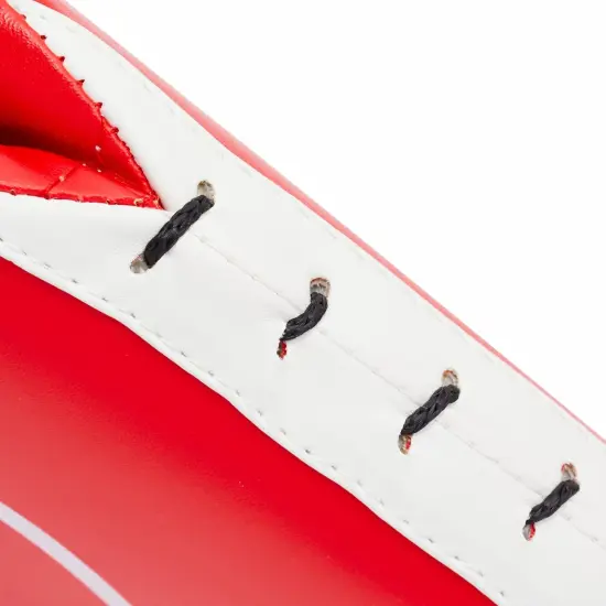 2 Pack Taekwondo Kick Pads, Martial Arts Training Equipment, Kickboxing Striking Target Pads, TKD Sparring Gear (Red, 15 x 2.5 x 7.5 In) {7}