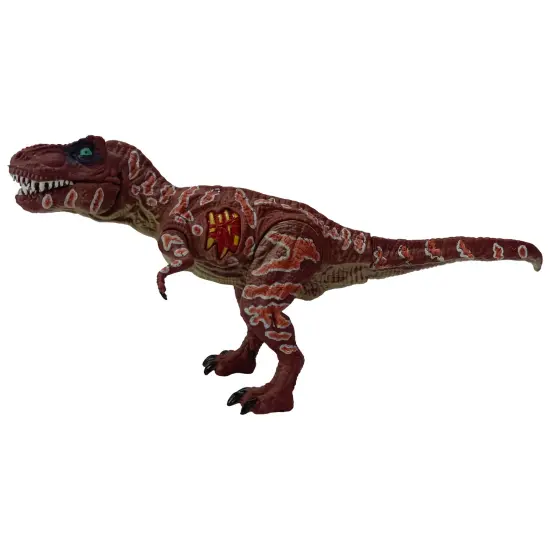 Dino Explorers: AR Dinosaur XL & Brick Combo - Tyrannosaurus-Rex - 10" Articulated Sound Toy Figure & Paleontology Kit, T-Rex Augmented Reality, Kids {7}