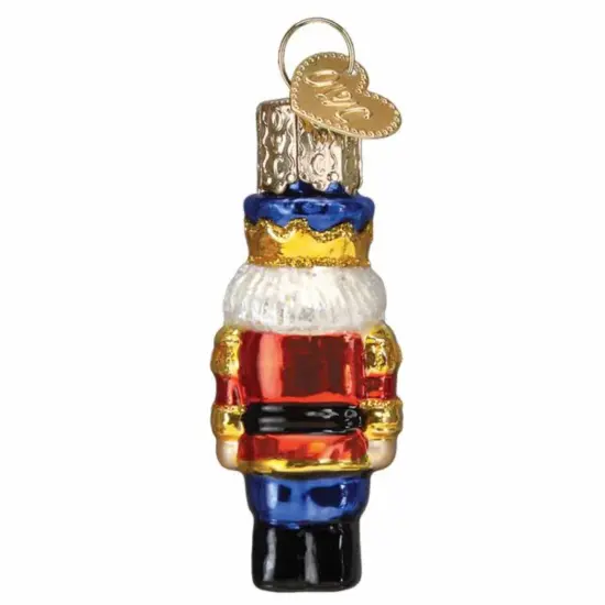 Old World Christmas 2.0 Inch Mini Nutcracker Soldier Tree Ornament , Gumdrops Collection Wooden King Multicolored {2}
