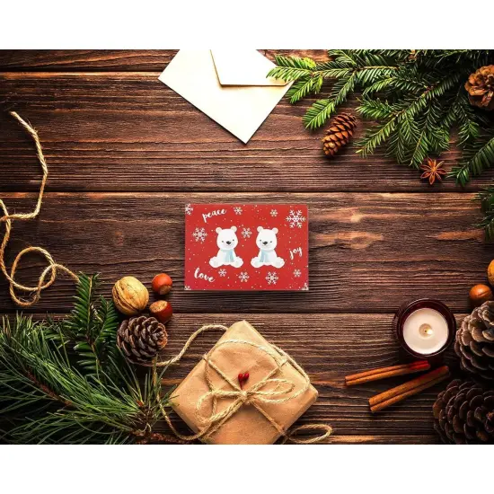 48 Pack Christmas Greeting Cards with Envelopes, 6 Holiday Designs (4x6 Inches) {2}