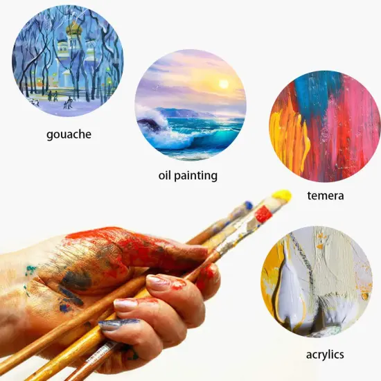 24 Pack Mini Canvas Panels 4x4 Artist Canvas Boards, Double-Wrapped Acid Free Small Art Canvas Value Pack for Oil & Acrylic Painting. {3}