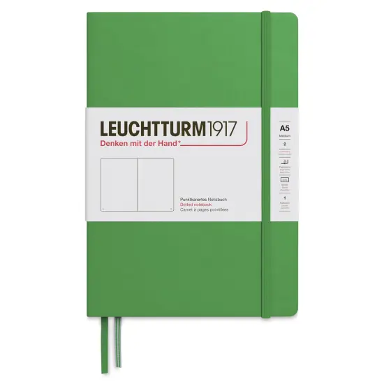 Leuchtturm1917 Dotted Hardbound Notebook - Spring Leaf, 5-3/4" x 8-1/4" {1}