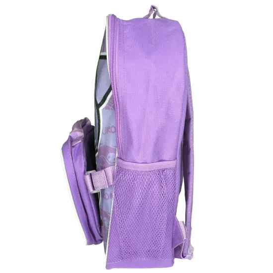 Hello Kitty Kuromi 16" Purple School Backpack and Rectangular Lunch Bag Attached {5}