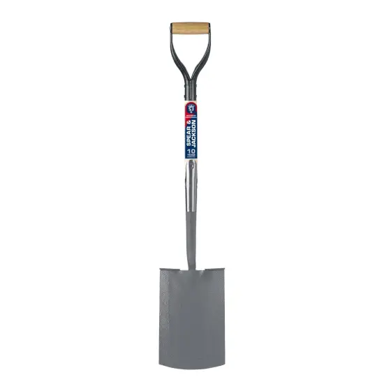 Spear & Jackson Neverbend Professional Treaded Digging Spade &ndash; Heavy-Duty Forged Carbon Steel Garden Spade for Tough Soil and Precision Digging {1}