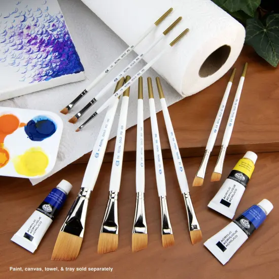 RSET-GTA | Royal Gold&trade; 10pc Angular Brush Set {5}