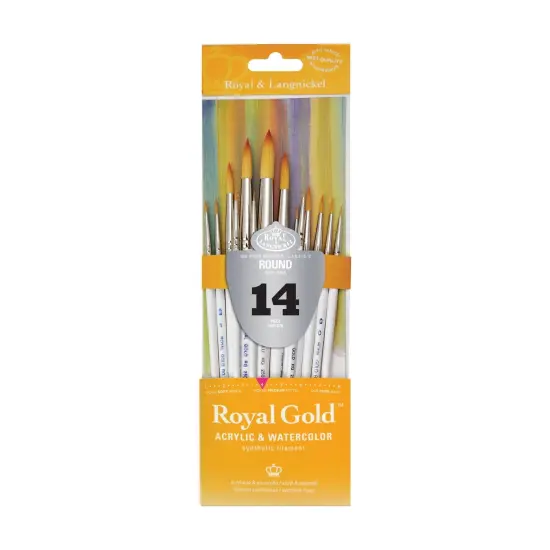 RSET-GTR | Royal Gold&trade; 14pc Round Brush Set {1}