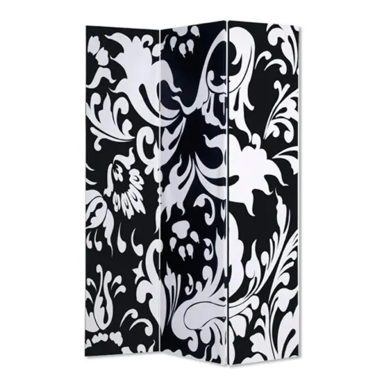 HomeRoots Decor 1-inch x 48-inch x 72-inch Multi-Color, Wood, Canvas - 3 Panel Screen {1}