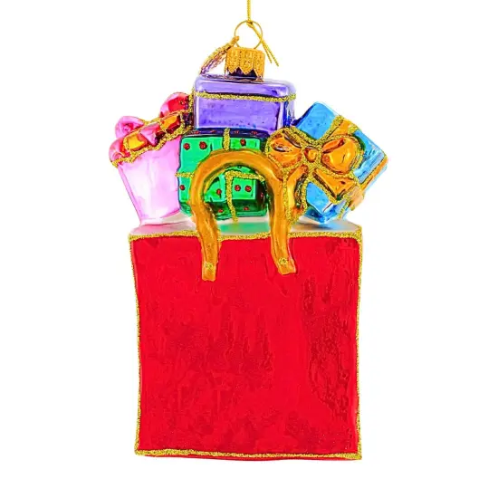 Huras Family 5.25 In Successful Shopping Cincinnati Christmas Tree Ornament , Christmas Decor Hand Painted Keepsake Red {2}