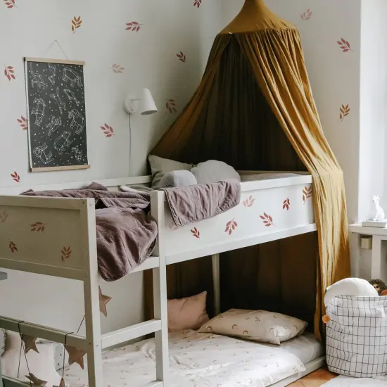 QUCHENG Boho Wall Stickers Girls Bedroom Removable Wall Decals Nursery Kids Room Decor Vinyl Murals DIY Cute Decorations 6 Sheets {5}