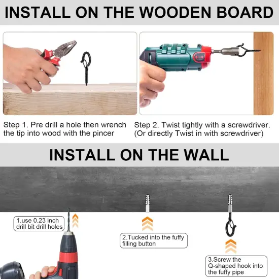 36 PCS Q-Hanger Hooks with Safety Buckle {5}